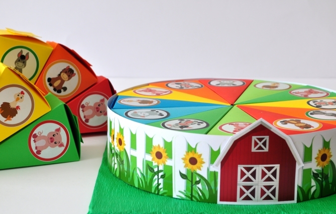 10бр. парчета /заготовки/ за хартиена торта, цвят бордо