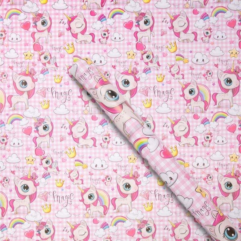 Опаковъчна хартия Еднорог, 150x70 см /Mb/