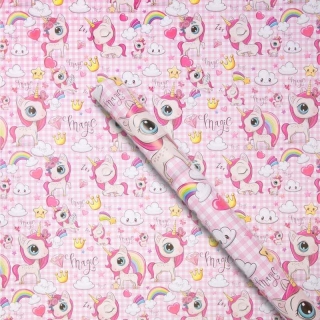 Опаковъчна хартия Еднорог, 150x70 см /Mb/