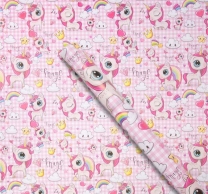 Опаковъчна хартия Еднорог, 150x70 см /Mb/