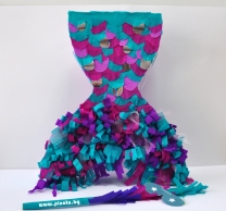 Пинята фигура Русалка опашка, 55х45 см