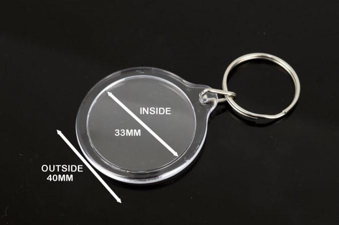 Ключодържател тип рамка за снимка кръг /Sa/