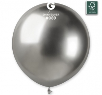Балон хром сребро, диаметър 48 см, Gemar GB150 #089 /Uk/