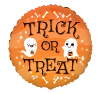 Фолиев балон Trick or Treat, Хелоуин, 48 см /Gd/