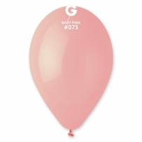 Балон цвят бебешко розов / Baby Pink, диаметър 26 см, 100 бр. в пакет, Gemar G90 #073