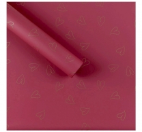 Опаковъчна хартия цвят бордо,