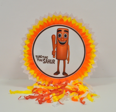 Пинята Тунг Тунг Сахур, две лица 40х40 см