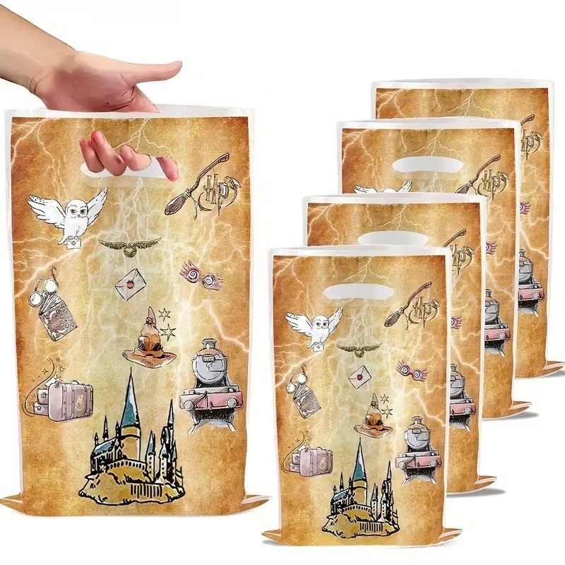 Подаръчни торбички, пликове за сладки Хари Потър,16х25см, 20 бр. в опаковка /Tm/