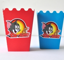 Тематична кутийка за пуканки Том и Джери, 3 бр. в опаковка