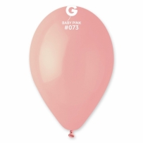 Балон цвят Бебешко розов, Baby Pink, диаметър 30 см, 100 бр. в пакет, Gemar G110 #073 /Uk/