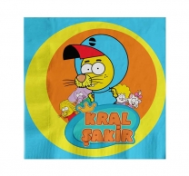 Парти салфетки Крал Шакир / Kral Sakir 33х33 см лицензирани