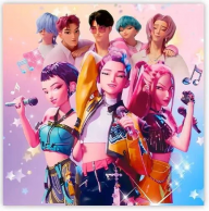 Парти салфетки Кей Поп/K-Pop Hunters, 33х33см 20бр. /Gх/