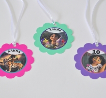 Персонализиран парти медальон Енканто, 5бр. пакет