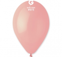 Балон бебешко розов, диаметър 26 см, 10 бр. в пакет Gemar G90 #073 /Uk/