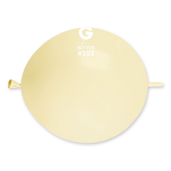 Линк балони цвят масло, 10бр. в пакет, 33см., Gemar GL13 #103 /Uk/