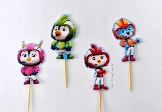 Топер за мъфини Топ Кадети, 6 бр. в опаковка